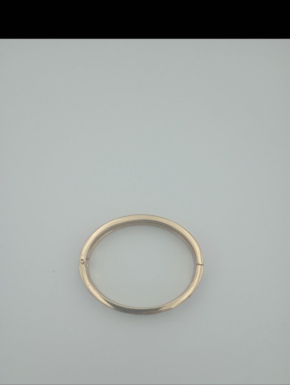 Avon Mark EmpoweredClassic Gold-Tone Oval Hinged Bangle Bracelet - Women Jewelry